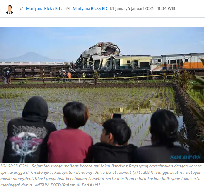 Dampak Kecelakaan KA Turangga, Perjalanan dari Daop 7 Masih Tepat Waktu
