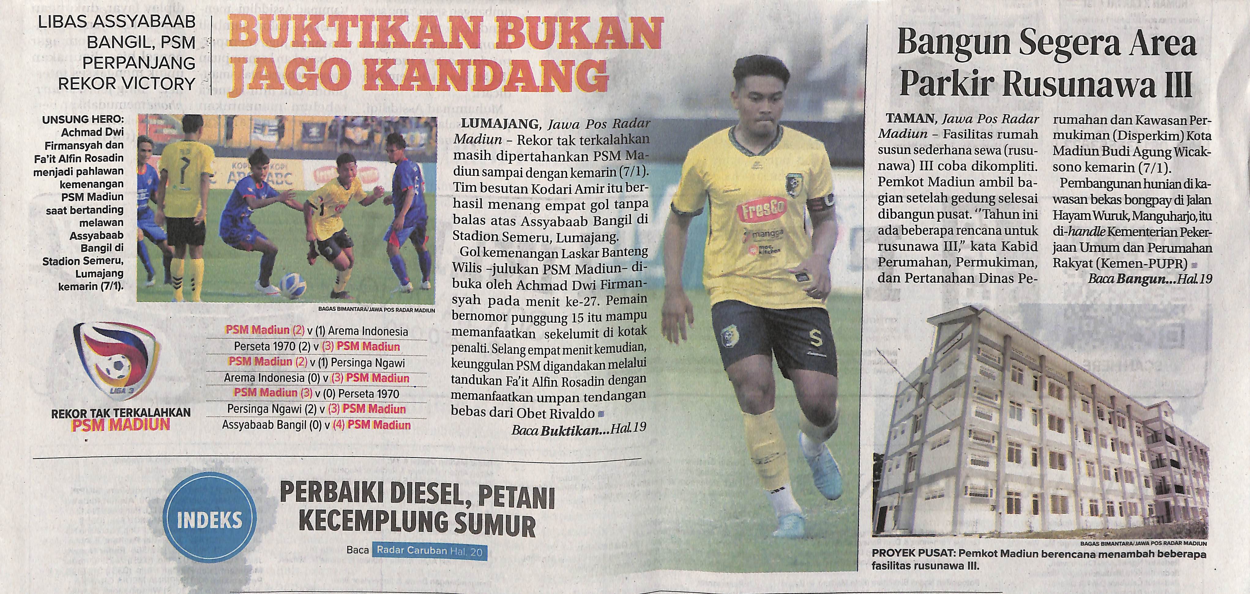 Bangun Segera Area Parkir Rusunawa III
