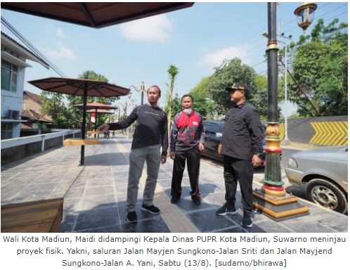 Wali Kota Madiun Resmikan Dua Proyek Fisik