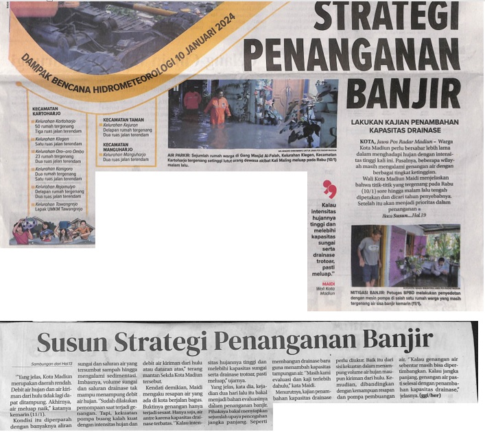 Susun Strategi Penanganan Banjir, Lakukan Kajian Penambahan Kapasitas Drainase
