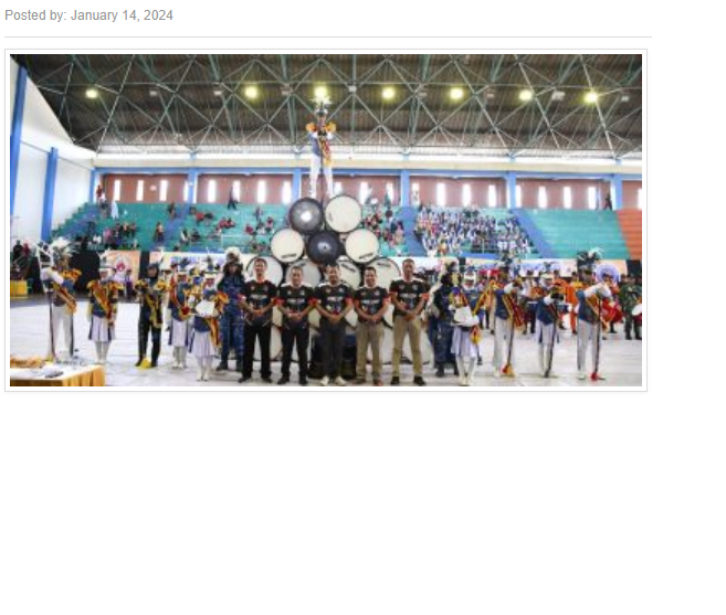 GOR Stadion Wilis Jadi Tempat Pembukaan Kejuaraan Drumband PDBI CUP III Kota Madiun Tingkat SD/MI & TK/RA