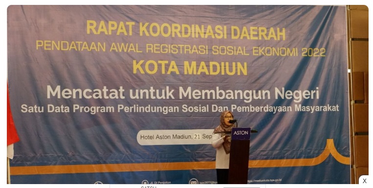 BPS Kota Madiun Lakukan Data Regsosek Mulai Oktober 2022
