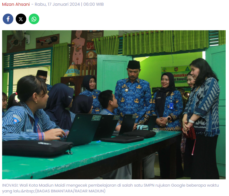 Dampak Penerapan ICS di Tiga Sekolah, Guru Kota Madiun Harus Siap Kena Rolling