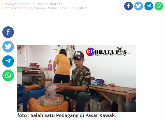 DPUPR Kota Madiun, Janji Bangun Saluran Air dan Turbin Ventilator di Pasar Kawak