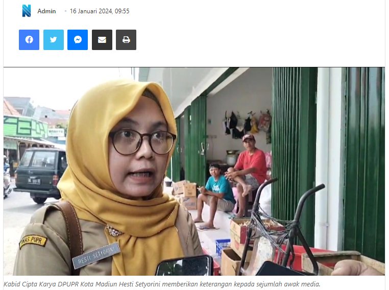 Pemkot Madiun Segera Sediakan Fasilitas Sanitasi di Pasar Kawak