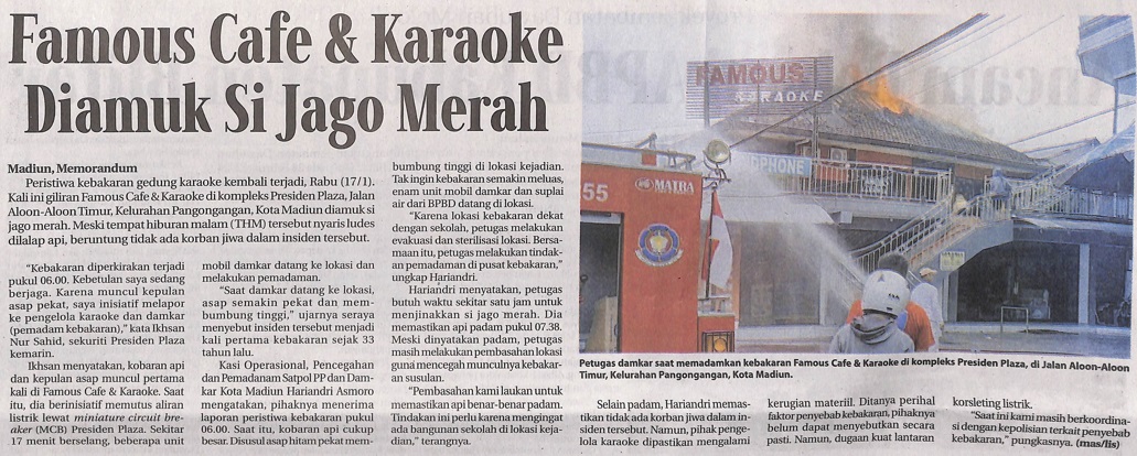 Famous Cafe & Karaoke Diamuk Si Jago Merah