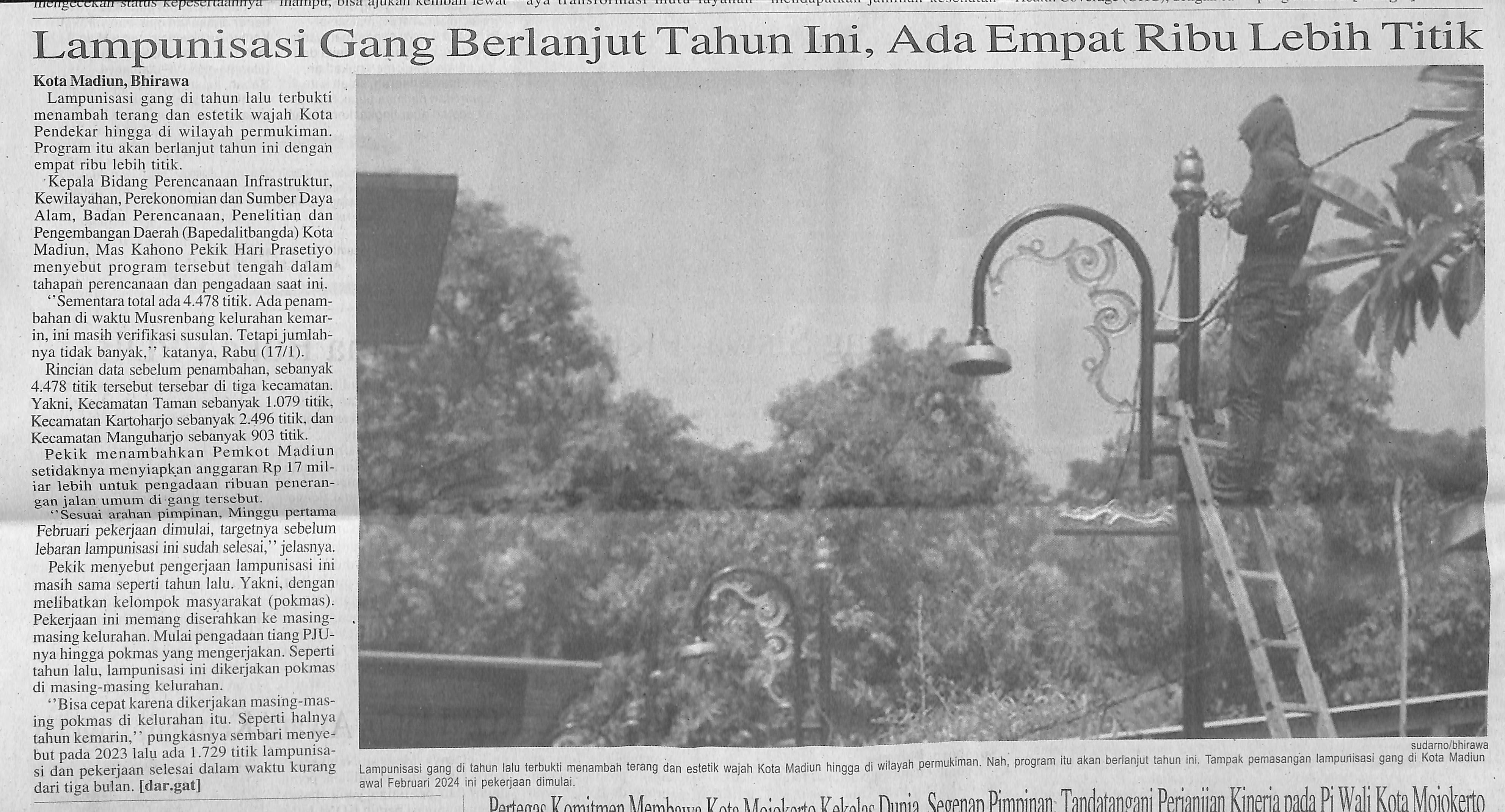 Lampunisasi Gang Berlanjut Tahun Ini, Ada Empat Ribu Lebih Titik