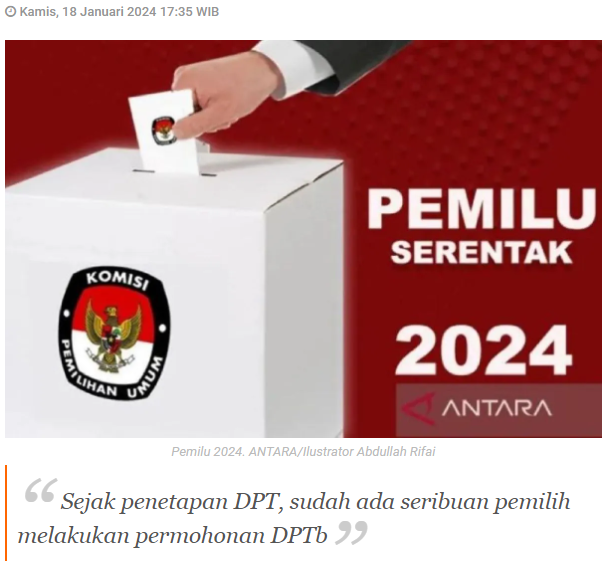 Pemilu 2024, KPU Kota Madiun terima 1.449 pemilih tambahan