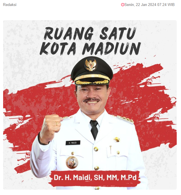 Ruang Satu Kota Madiun, Shibuya dan Budayanya