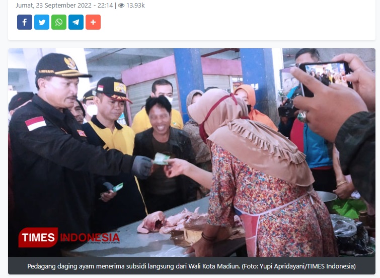 Dapat Subsidi Langsung, Pedagang Pasar Besar Madiun Masih Bingung
