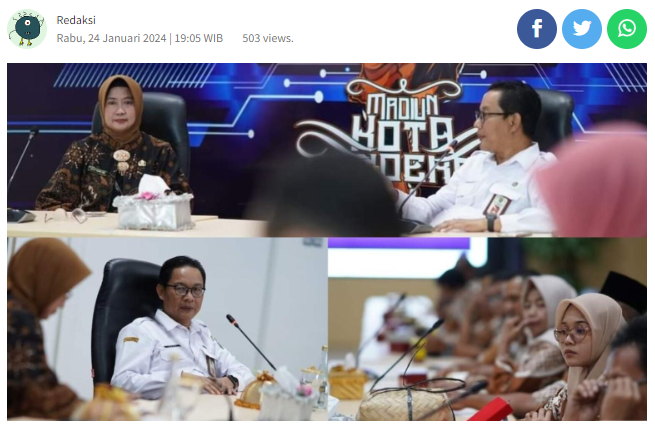 Terkait Smart City, Dinas Kominfo Demak Lakukan Studi Tiru ke Kota Madiun