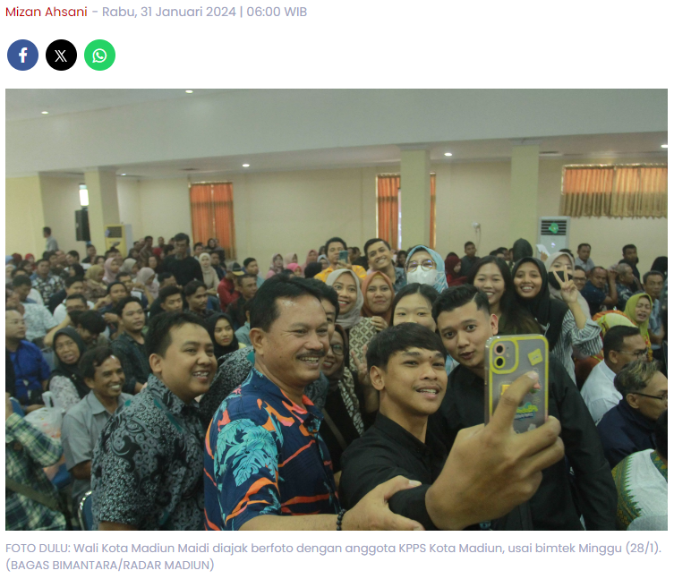 Santer Diisukan Istana Tawari Maidi Posisi di Pusat, Masyarakat: Kami Ingin Pak Wali Tetap di Madiun