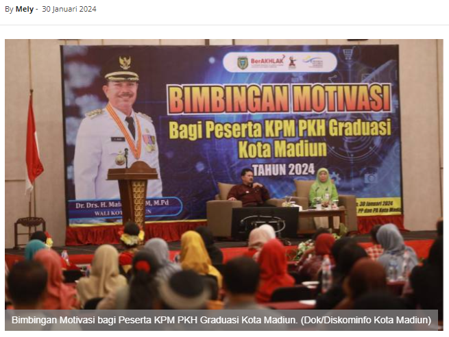 Wali Kota Madiun Harap 'AlumnI'' KPM PKH Sukses Berbisnis dan Terus Berkembang