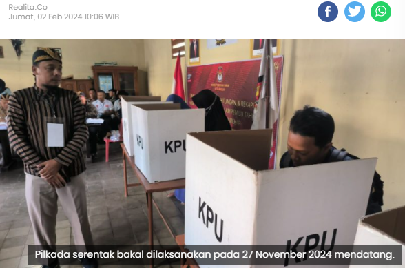PKPU Terbit, Ini Jadwal Pilkada Kota Madiun