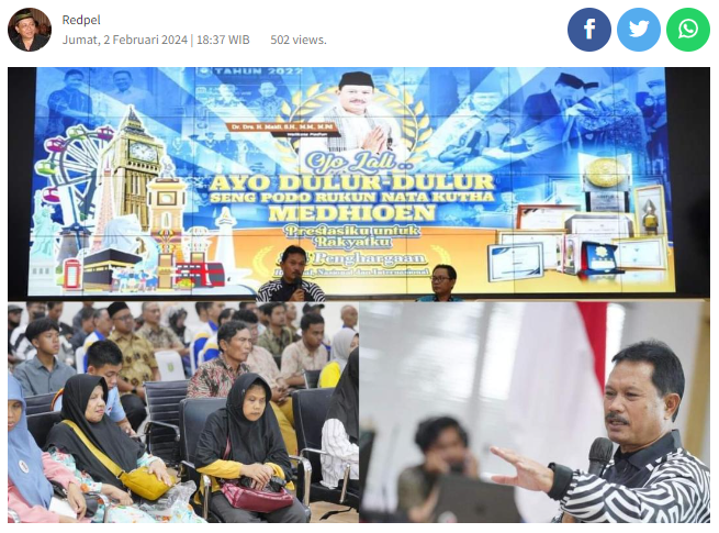 HUT Radio Suara Madiun, Walikota Minta Jangkauan Pendengar Diperluas