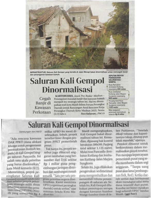 Saluran Kali Gempol Dinormalisasi, Cegah Banjir di Kawasan Perkotaan
