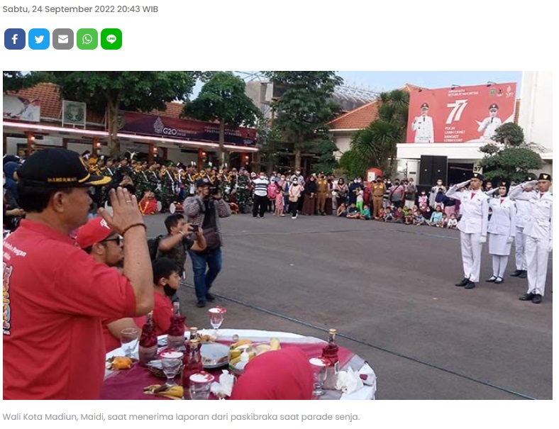 Wali Kota Madiun Adakan Parade Senja Setiap Sabtu Sore
