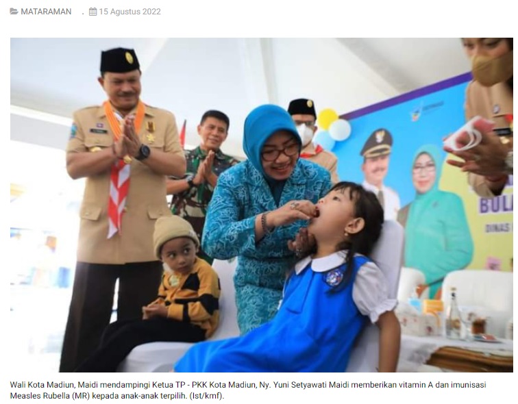 Wali Kota Madiun Launching BIAN, Jamin Generasi Penerus Berkualitas