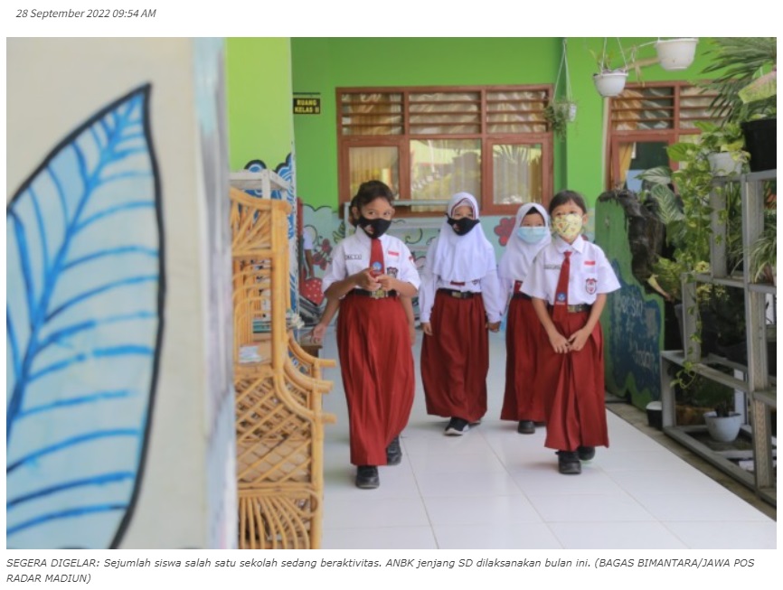 Tunggu Sinkronisasi Pemprov, ANBK Jenjang SD di Kota Madiun Segera Digelar