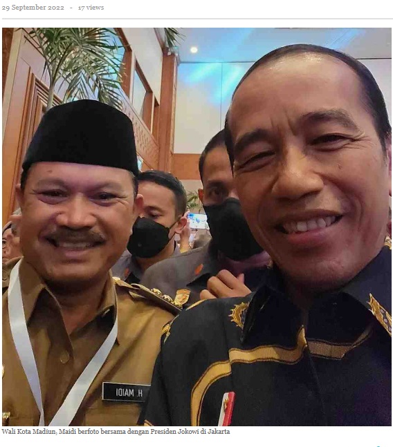 Bertemu Jokowi, Wali Kota Madiun siapkan Strategi Pengendalian Inflasi di Kota Pendekar