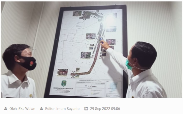 Pembebasan Lahan JRRT Kota Madiun Mundur Dari Jadwal