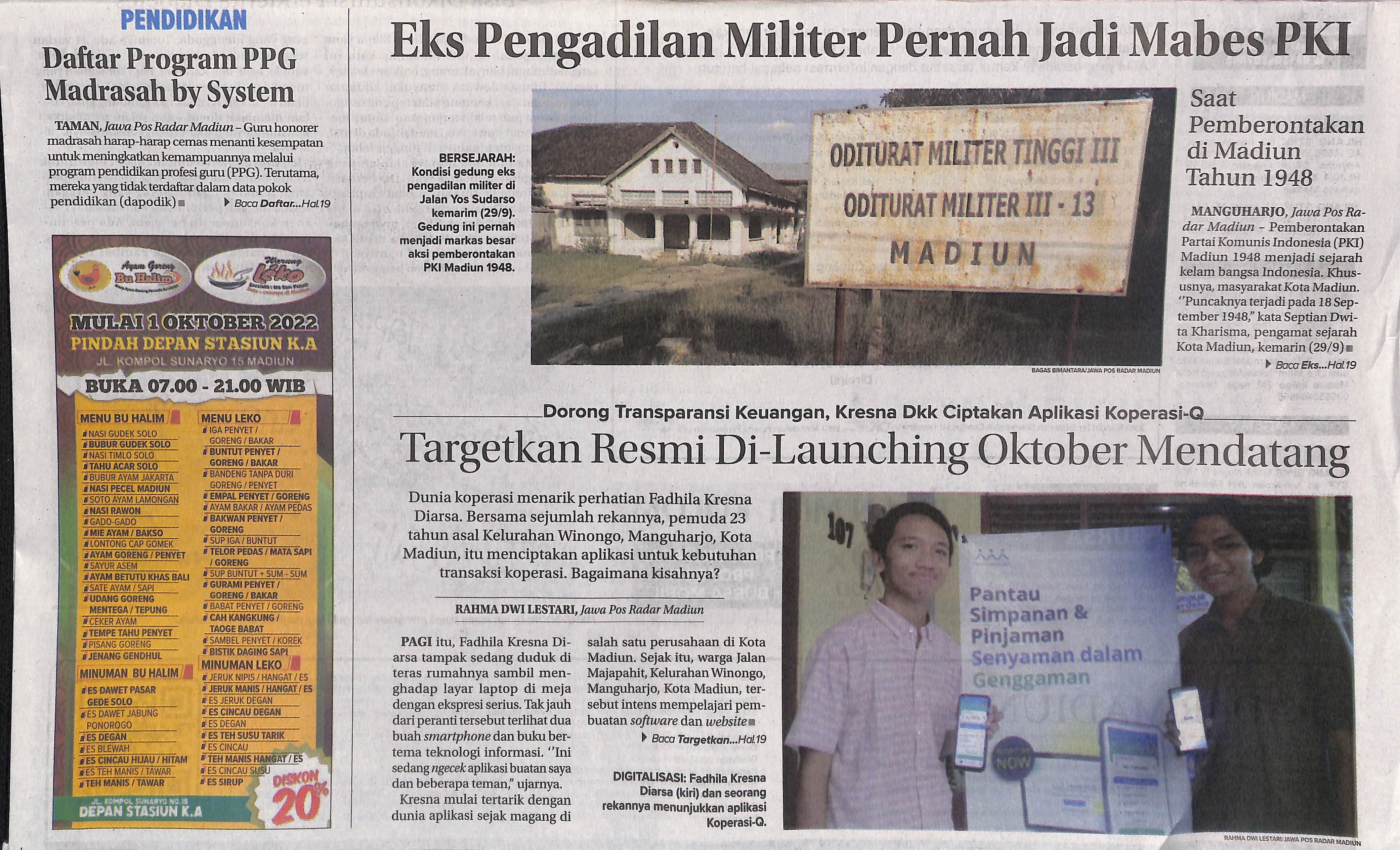 Eks Pengadilan Militer Pernah Jadi Mabes PKI, Saat Pemberontakan di Madiun Tahun 1948