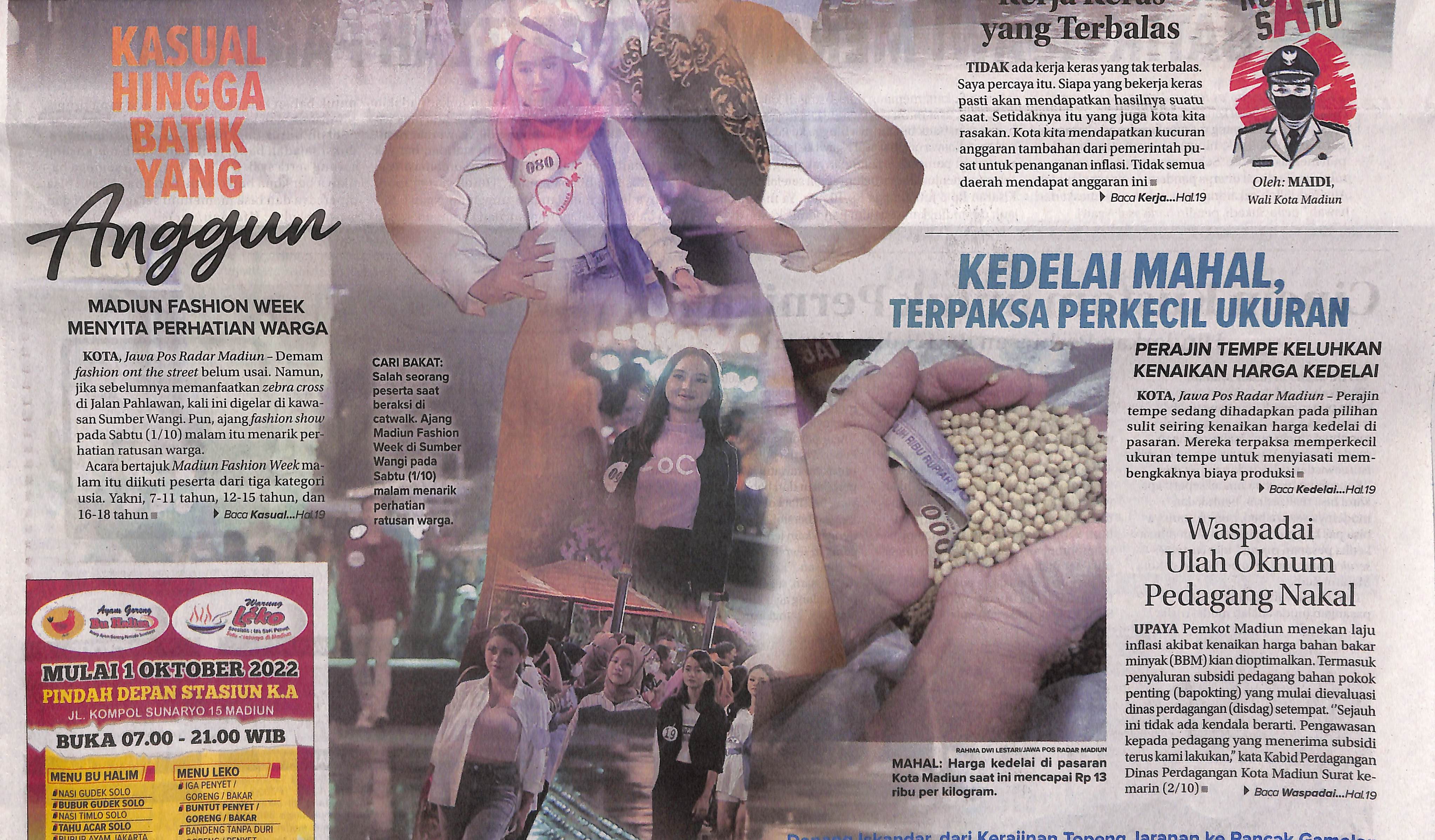 Kedelai Mahal, Terpaksa Perkecil Ukuran. Perajin Tempe Keluhkan Kenaikan Harga Kedelai