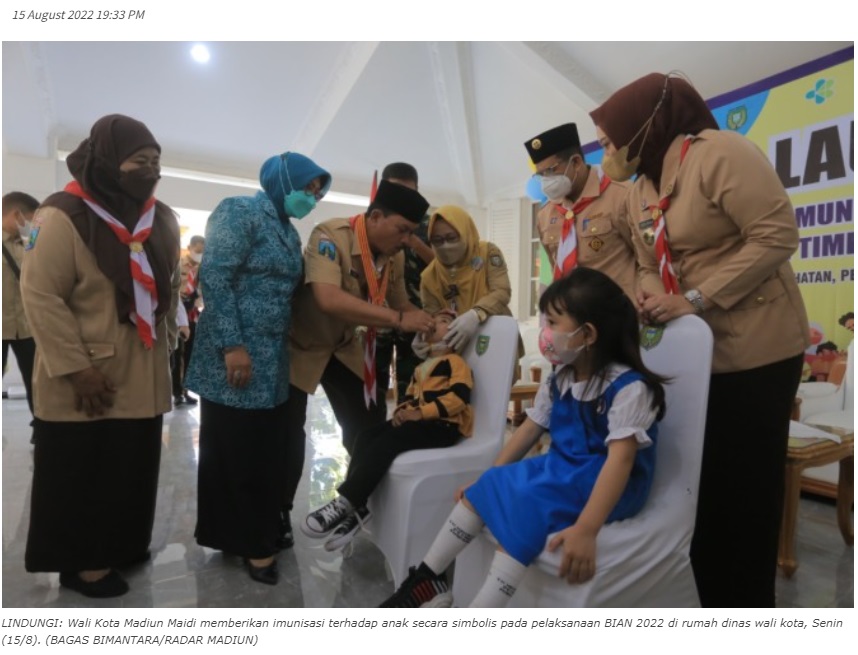 Lindungi Anak dari Campak-Rubella,  Pemkot Madiun Targetkan 9.513 Anak Diimunisasi