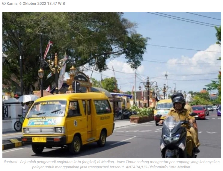 Sebanyak 53 pekerja Kota Madiun terima bansos sektor transportasi