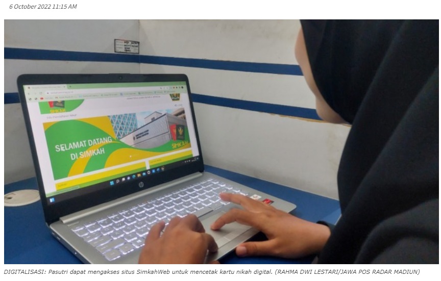 Kini Ada Kartu Nikah Digital