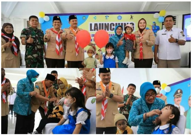 Walikota Launching Bulan Imunisasi Anak Nasional di Kota Madiun