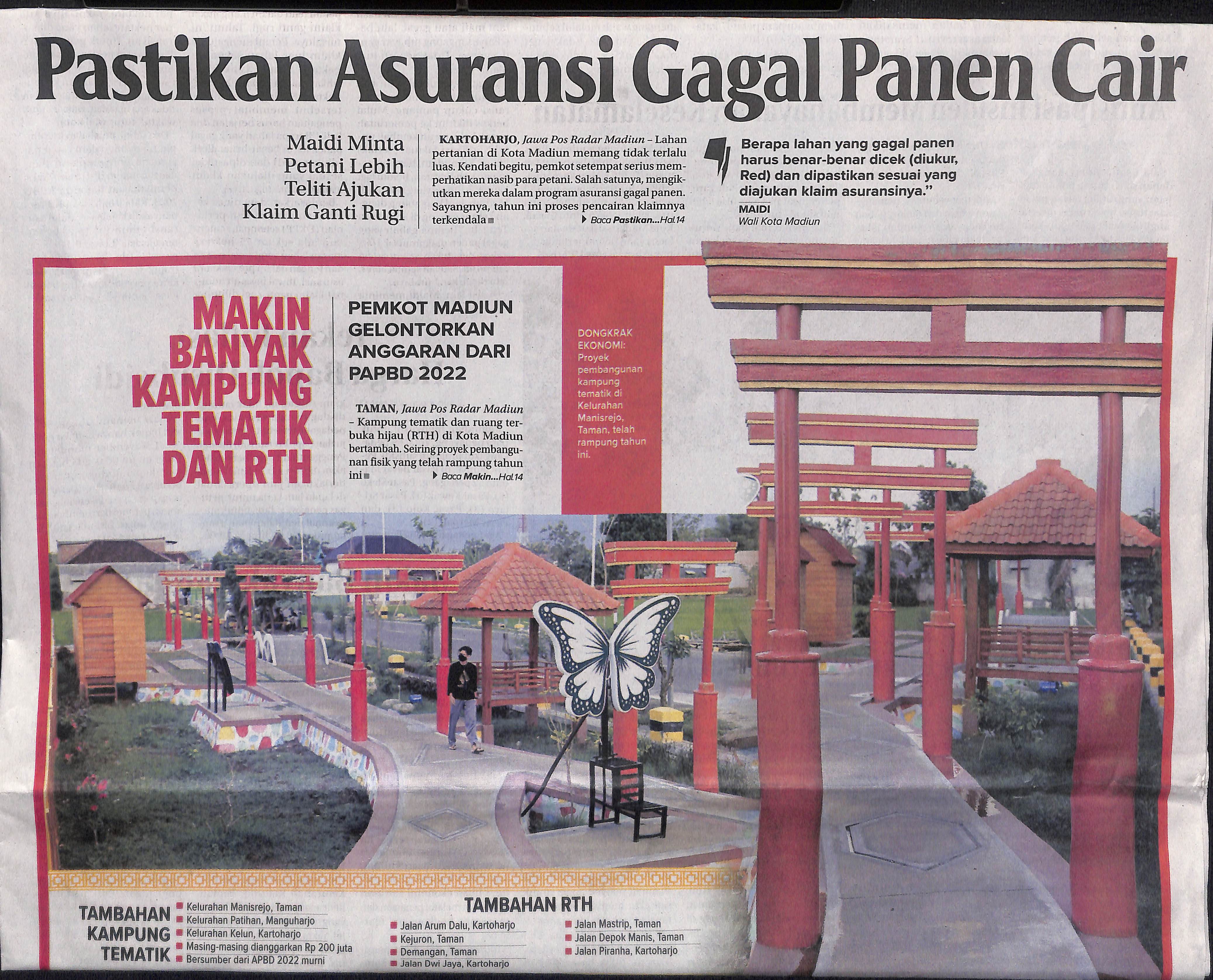 Pastikan Asuransi Gagal Panen Cair, Maidi Minta Petani Lebih Teliti Ajukan Klaim Ganti Rugi