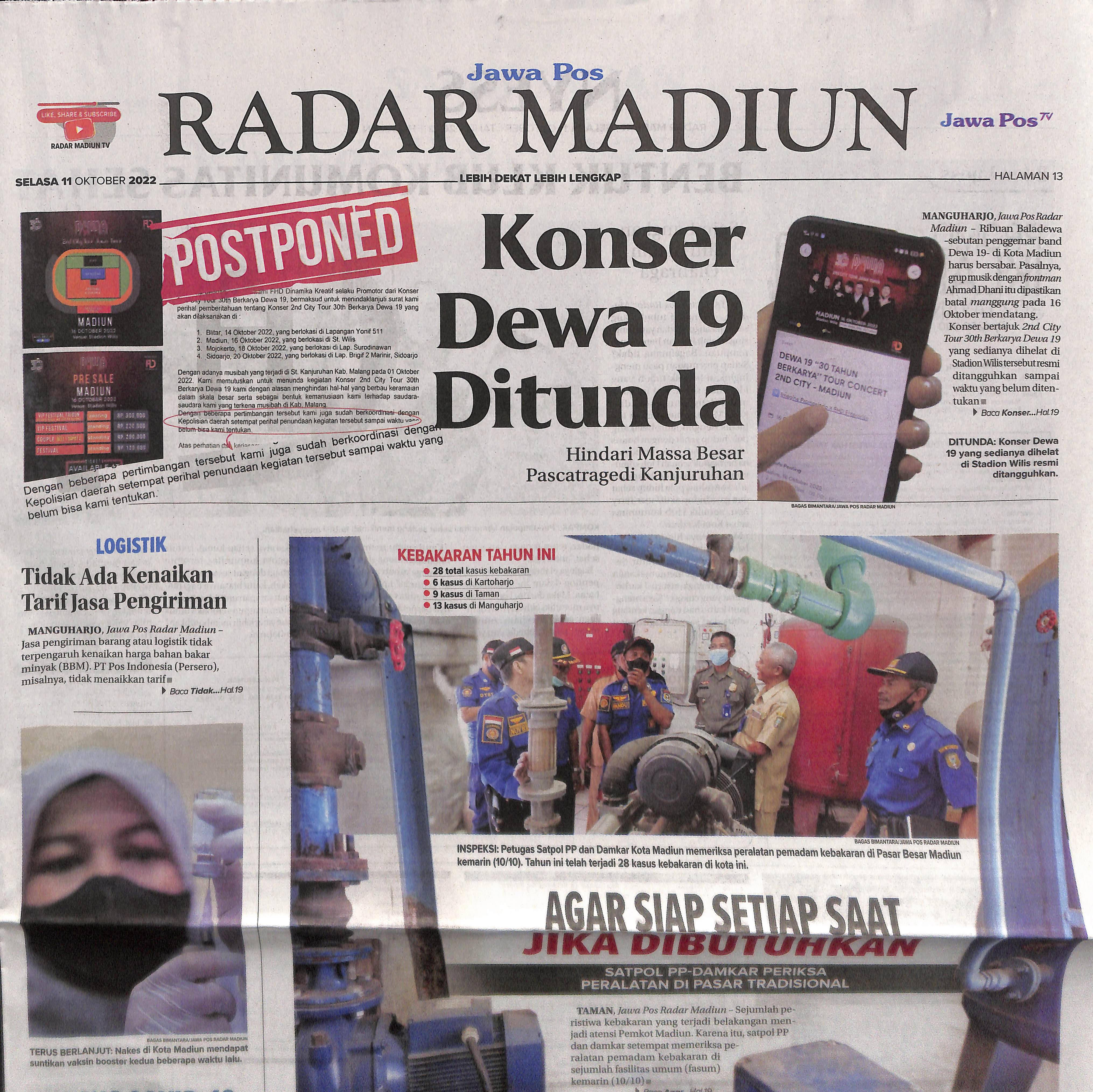 Tidak Ada Kenaikan Tarif Jasa Pengiriman
