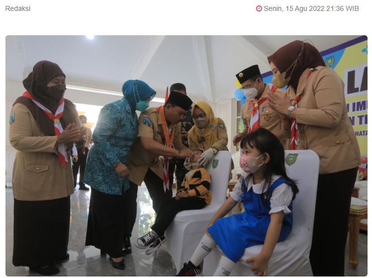 Launching BIAN, Walikota Madiun Targetkan 100 Persen Anak Diimunisasi