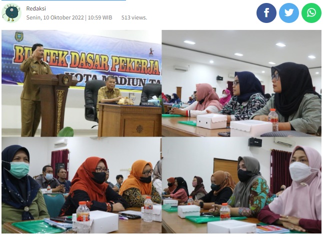 Ini Pesan Walikota Madiun Kepada PSM Yang Mengikuti Bimtek