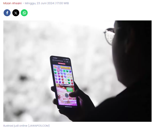 Kementerian PPPA Terima Laporan Kasus Judi Online dari Madiun, Begini Penjelasannya