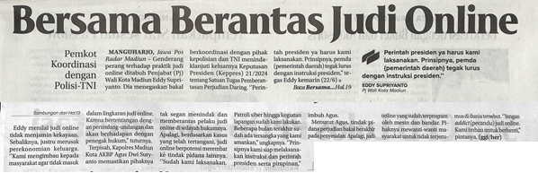 Bersama Berantas Judi Online