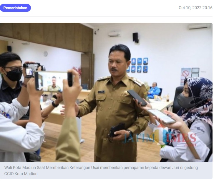 Kota Madiun Kembali Raih Nominasi STBM Award 2022, Berikut Strateginya
