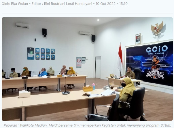 Kota Madiun Masuk Nominasi Penilaian STBM Award 2022