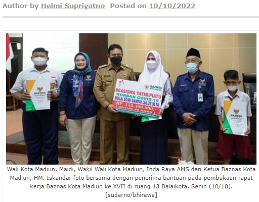 Wali Kota Madiun Buka Raker XVII Baznas
