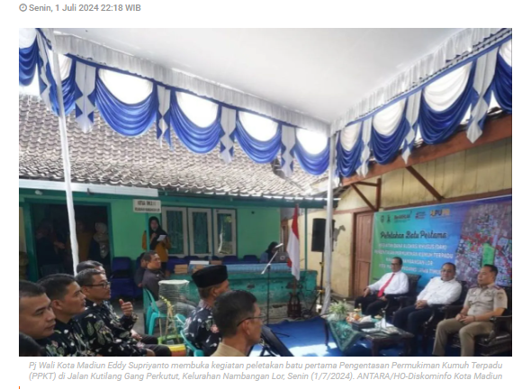Pemkot Madiun alokasikan Rp12,2 miliar atasi kawasan kumuh Nambangan Lor