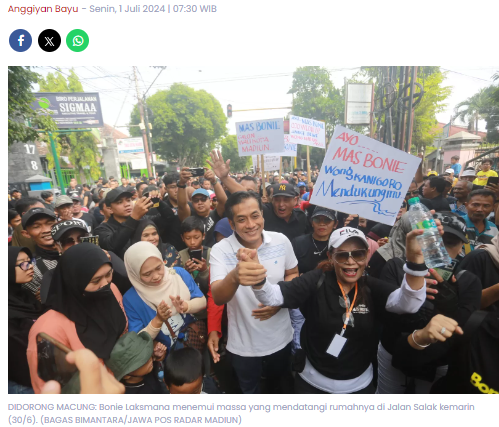 Diusulkan Ikut Kontestati Pilkada Kota Madiun, Bonie Laksmana Ngaku Masih Pikir-Pikir