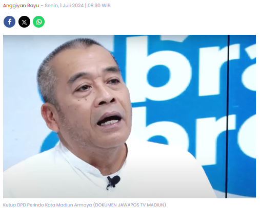 Perindo Jamin Rekom untuk Bonie Laksmana Asalkan Mau Jadi Bacawali Kota Madiun