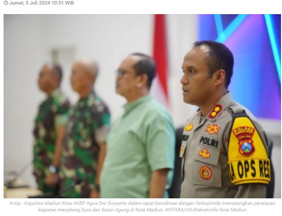 Polres Madiun Kota larang konvoi pesilat saat peringatan "Suroan"