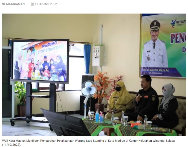 Tekan Stunting, Wali Kota Madiun Bakal Optimalkan Warung Stop Stunting