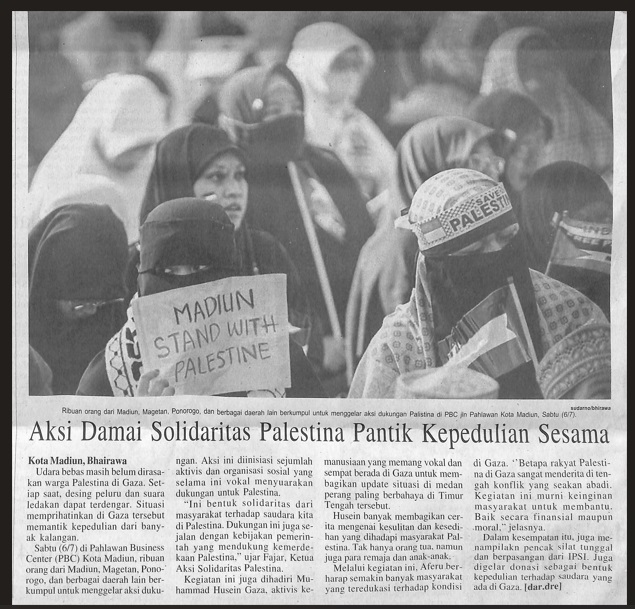 Aksi Damai Solidaritas Palestina Pantik Kepedulian Sesama