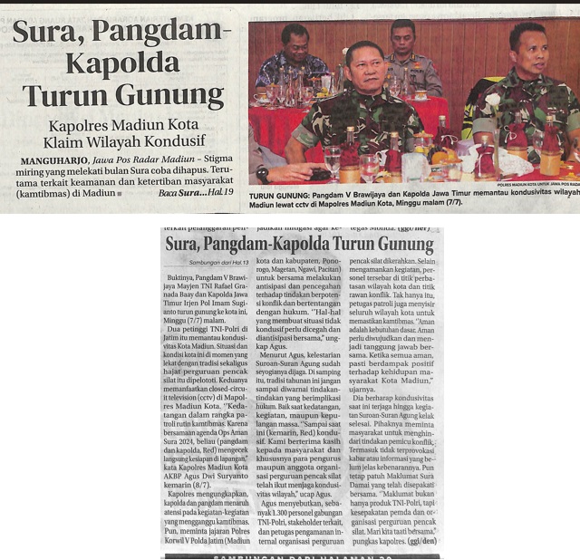 Sura, Pongdam Kapolda Turun Gunung