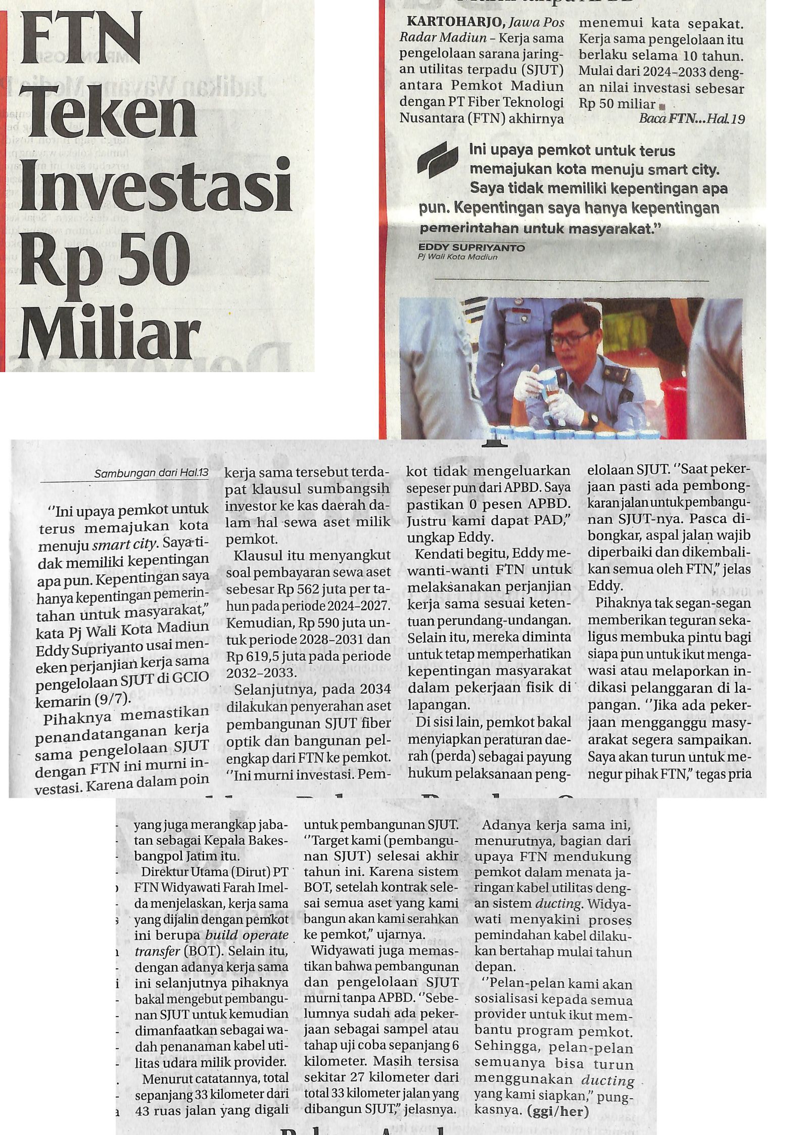 FTN Teken Investasi Rp 50 Miliar
