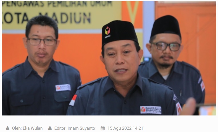Seorang Staf Bawaslu Kota Madiun Dicatut Sebagai Anggota Parpol