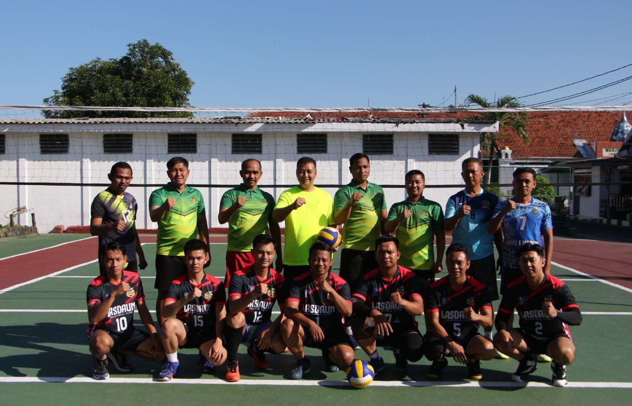 Lapas I Madiun Gelar Silaturahmi Lewat Olahraga